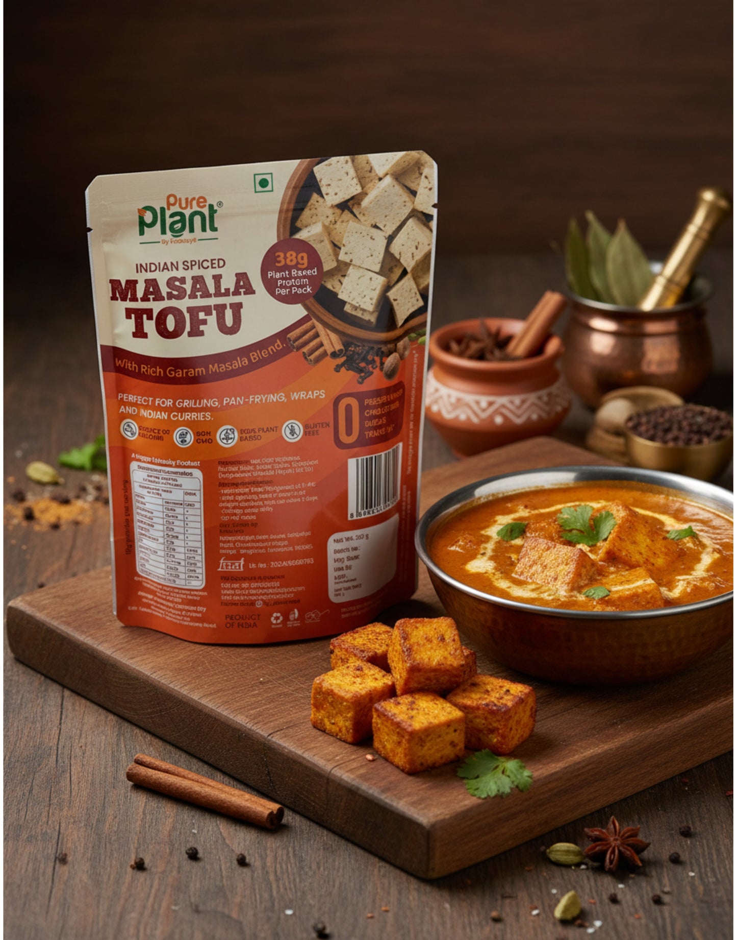 Indian Spiced Masala Tofu